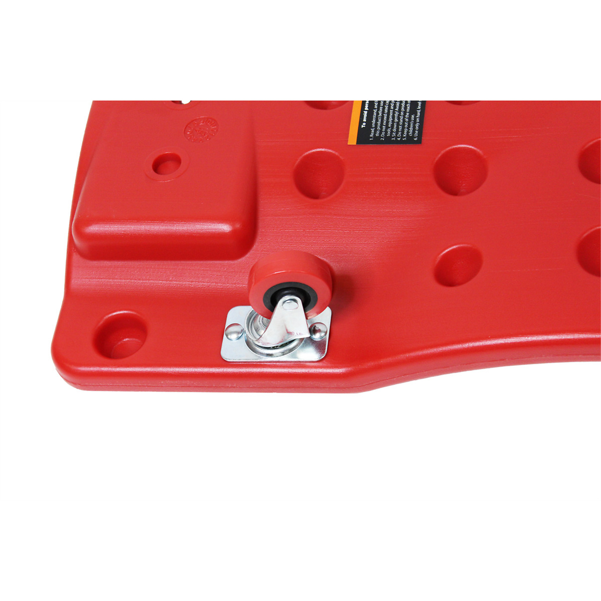K-Tool International Plastic Mechanic's Creeper — 36in., HDPE, Padded Headrest, 300-Lb. Capacity, Model# KTI74936